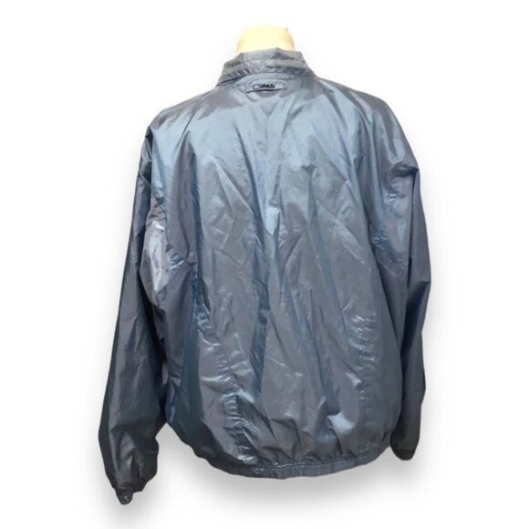 Vintage Catalina Womens Blue Nylon Windbreaker Jacket XL - Picture 3 of 10